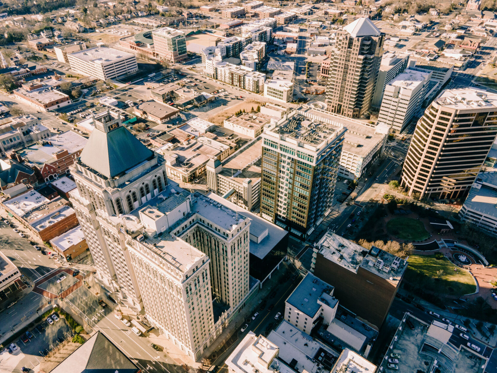 Greensboro, North Carolina aerial